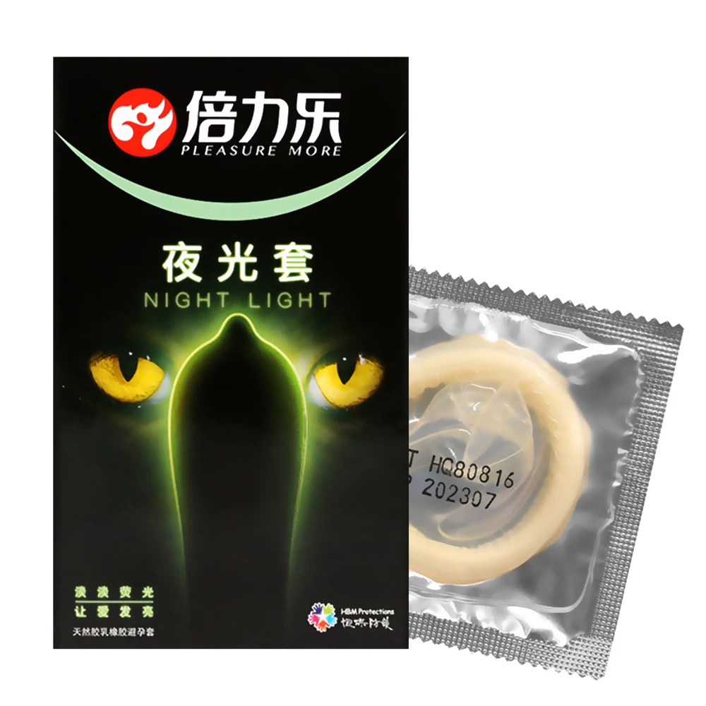 HoozGee Ночной свет презервативы 30 шт. светящиеся + 40 ультратонкие флуоресцентные