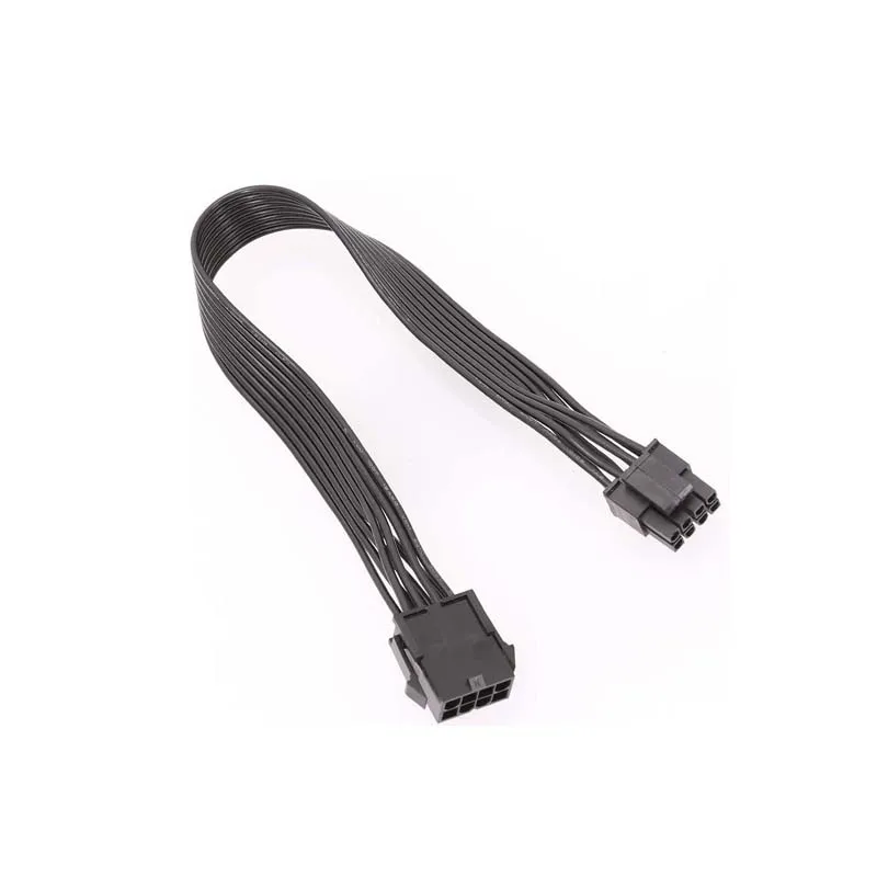 

Suitable for ATX CPU 8-pin female to 8-pin (4+4) male power extension cable used for motherboard CPU power PSU 12 inches