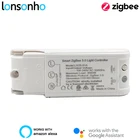 Умный коммутационный модуль Lonsonho Zigbee 3,0, релейный Контроллер освещения, совместимый с Echo Smartthings Alexa Google Home Tuya Smart Life