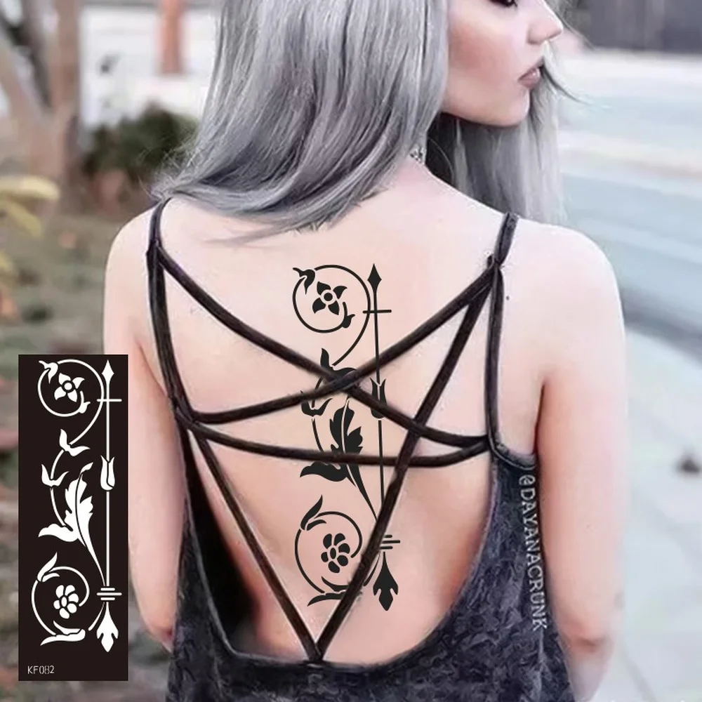 Fashion Henna Tattoo Stencil Temporary Tattoo DIY Body Art Sticker Template Indian Wedding Painting Henna Kit Tools Arm Tattoo