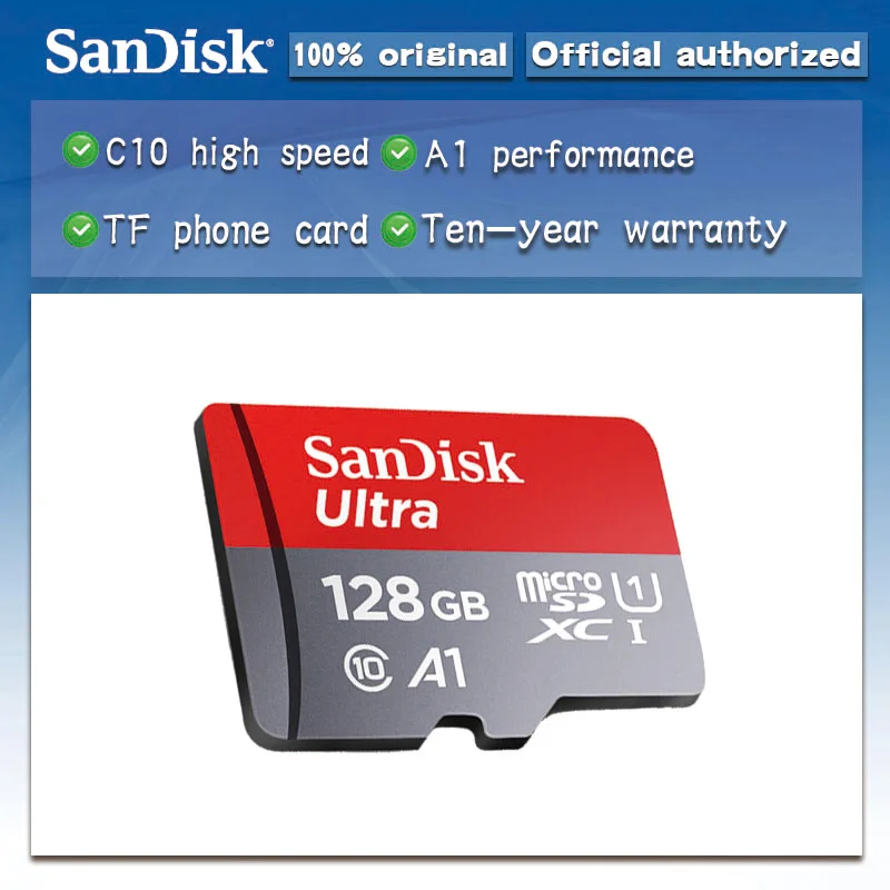 Карта памяти microsd SanDisk UItra 256 ГБ 64 200 microSDXC класс 10 32 128 16 microSDHC|cartao de memoria|16gb microsdhcmicrosd
