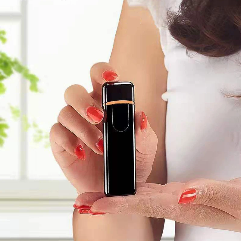 10 шт./лот USB мини-сигарета электрическая зажигалка без газа плазма сенсорная для