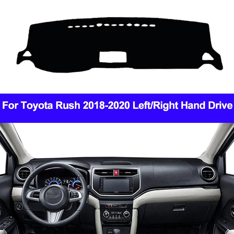 Автомобильная приборная панель Крышка для Toyota Rush коврик для тире ковер накидка солнцезащитный коврик подушка 2 слоя анти-солнце