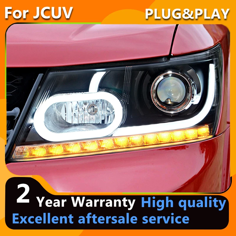 

LED Head Lamps For Dodge JCUV Journey 2009-2017 LED Headlights Fiat Freemont LED DRL Running LED Dynamic Turn Signal Assembly