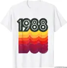 Винтажная футболка в стиле ретро 80-х, 1988