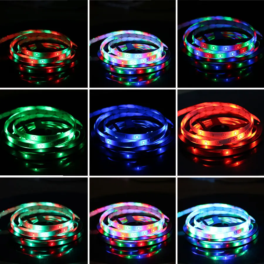 Светодиодные ленты Водонепроницаемый 5 м 2835 3528 12 В RGB белого и синего цвета 60
