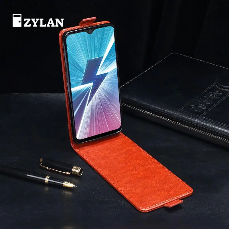 ZYLAN вверх и вниз для Vivo Y17 Чехол Флип Бумажник Бизнес кожаный чехол телефона Fundas 2019