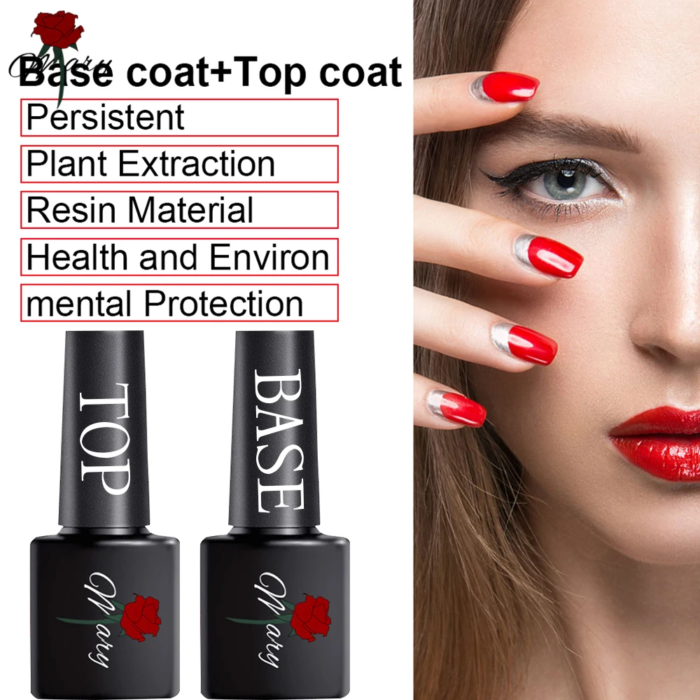 Верхнее покрытие Базовое 8 мл Гель лак для ногтей защиты УФ светодиодный