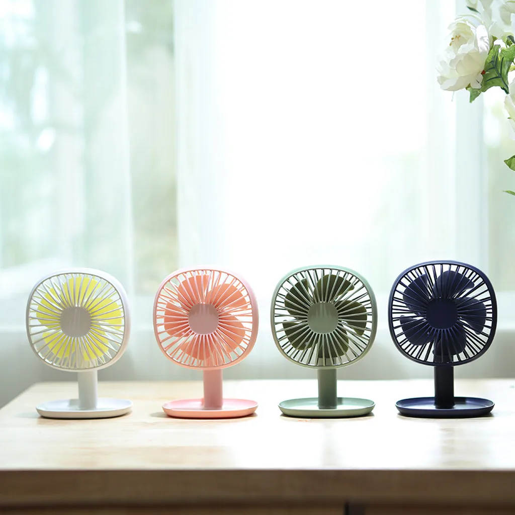 Цветной многофункциональный летний крутой переносной настольный вентилятор для