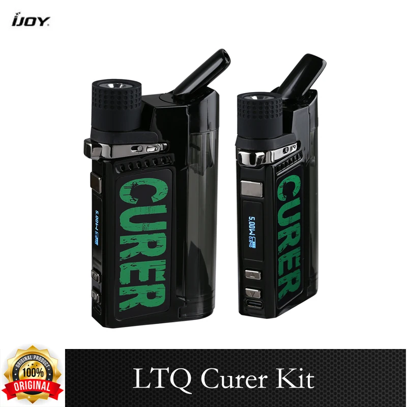 Original LTQ VAPOR Curer Kit 3-in-1 Electronic Cigarettes Kit Dry Herb CBD Oil Wax Vape 1500mah Battery TC Vaporizer E Cigarette