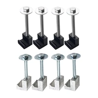 4pcs mounting clamps truck accessories tool box tie downs holder durable j hook crossover mount aluminum alloy pickup fixing