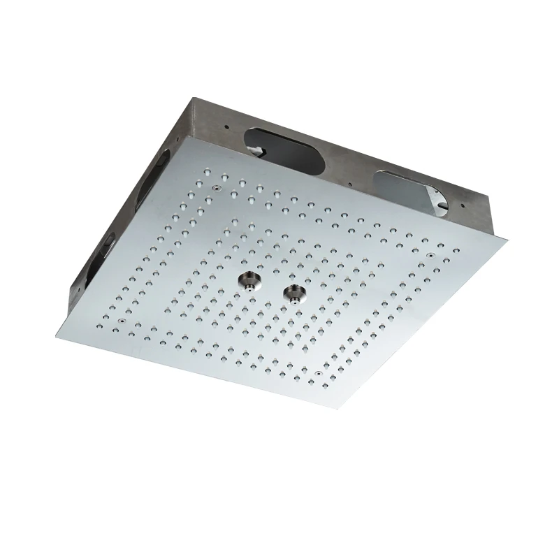 

Europe new family hotel conceal waterfall 4 function shower set multi remote phone control LED light rain couple shower