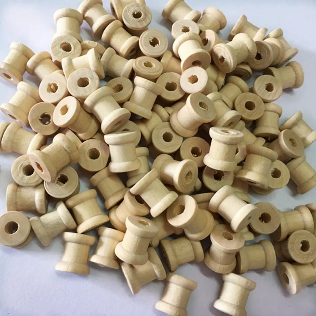 Винтажные деревянные инструменты для шитья 20 шт. пустые катушки ниток швейные