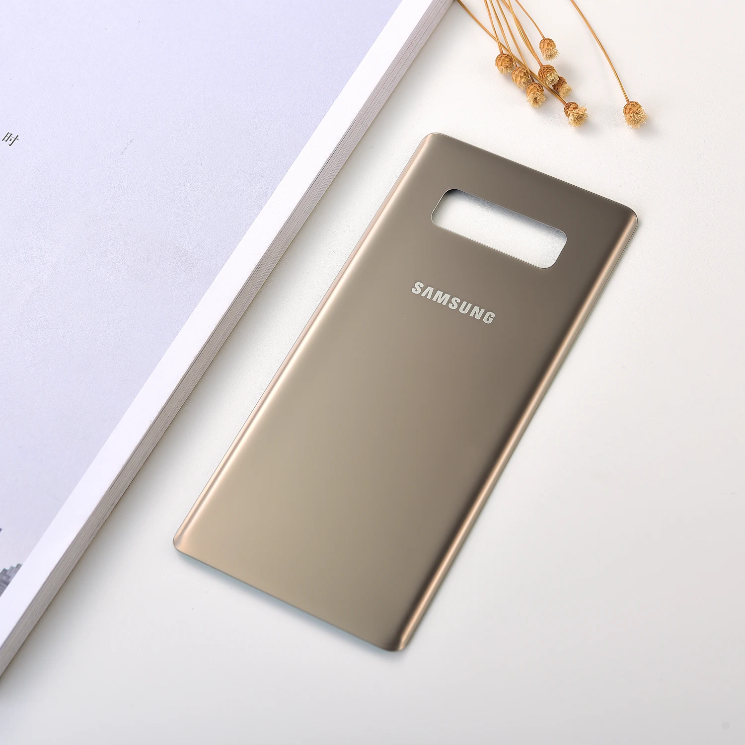 Note 8 стеклянная Задняя крышка батареи для SAMSUNG Galaxy note8 N9500 N950F задняя корпуса Замена
