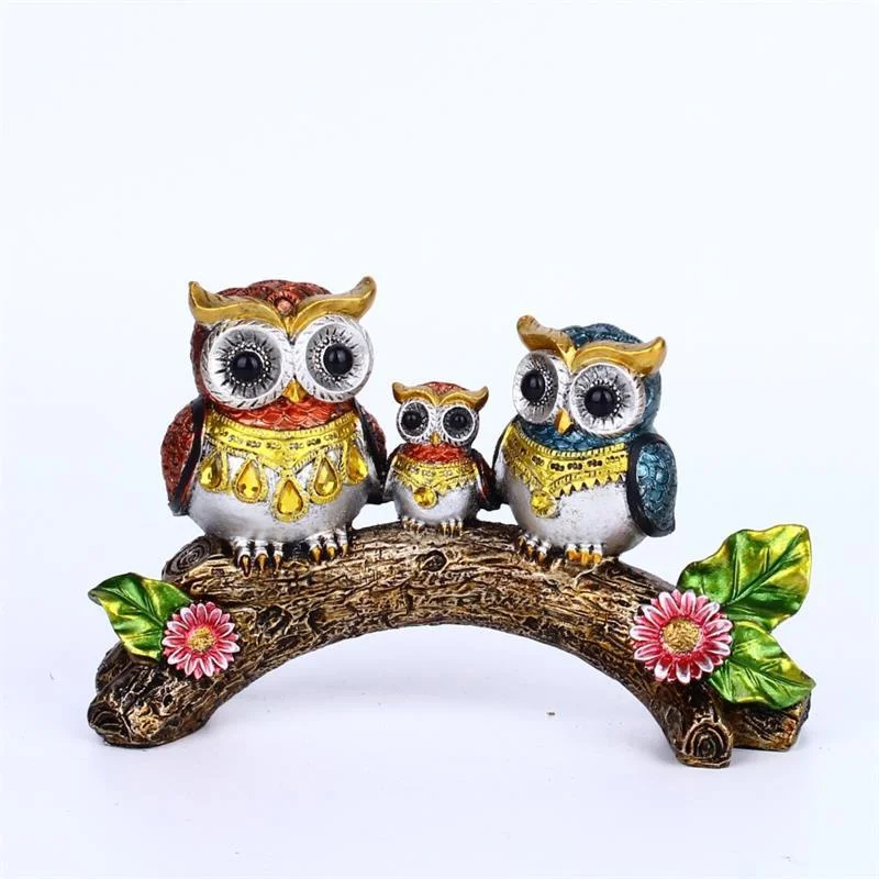 Креативная милая сова домашние полимерные поделки винный шкаф гостиная