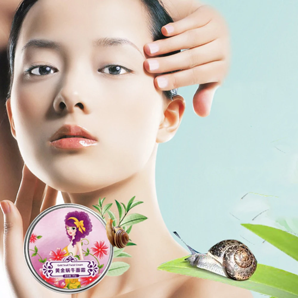 Корейский уход за кожей крем для лица с золотыми улитками увлажняющий