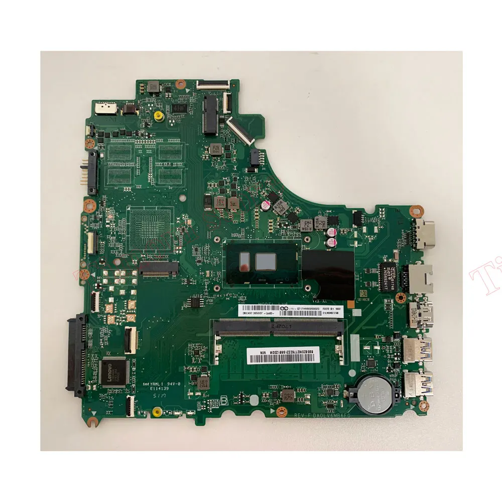 Для ноутбука Lenovo V310-15IKB 80T3 Встроенная Материнская плата DA0LV6MB6F0 RE V.F 100%