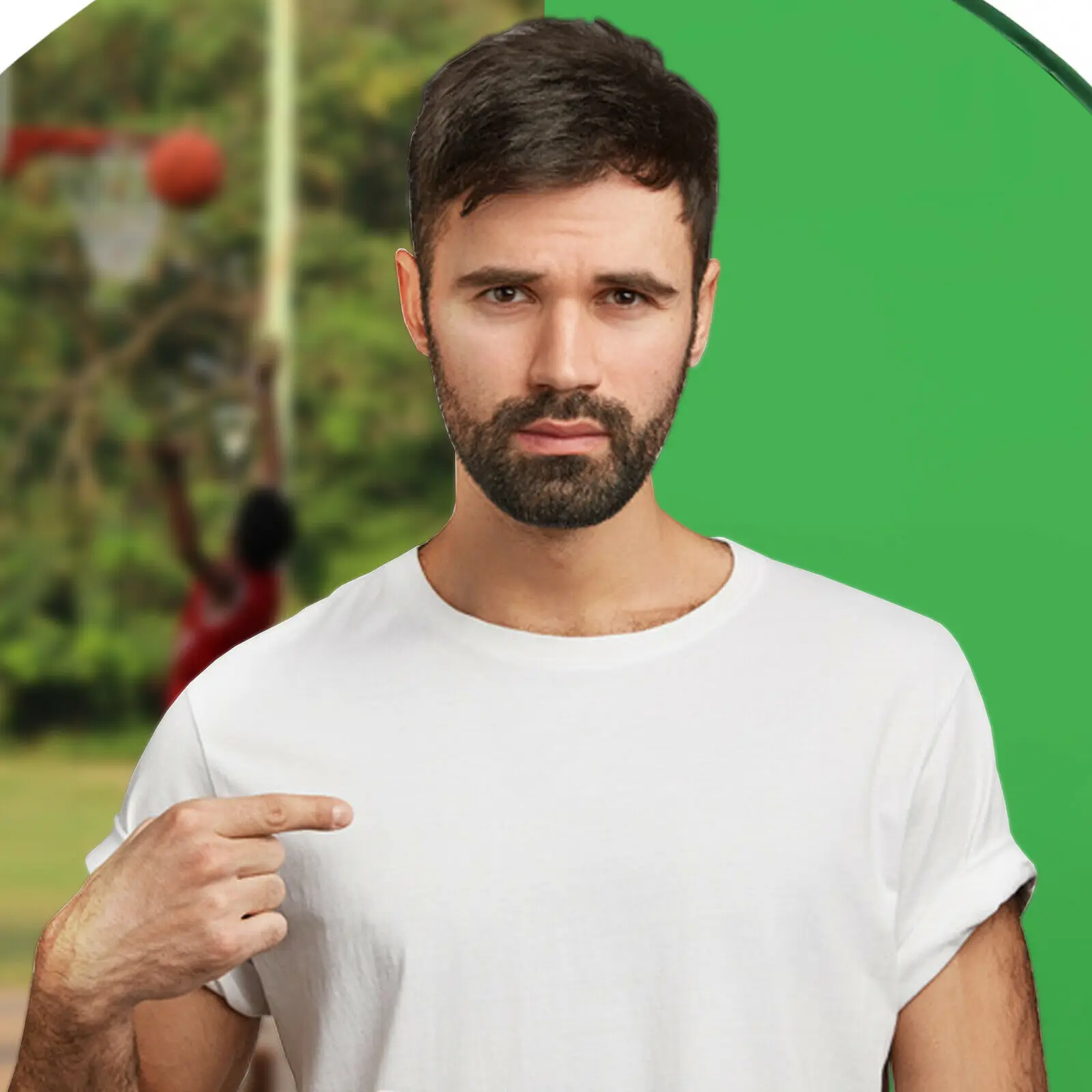 4.65ft 142CM Round Green Backdrop Photography Background Screen for Photo Video Studio images - 6