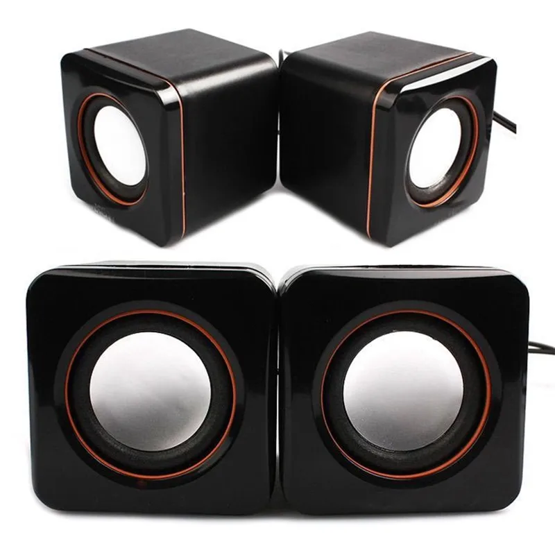 USB проводные колонки для компьютера колонка с глубокими басами ПК ноутбука