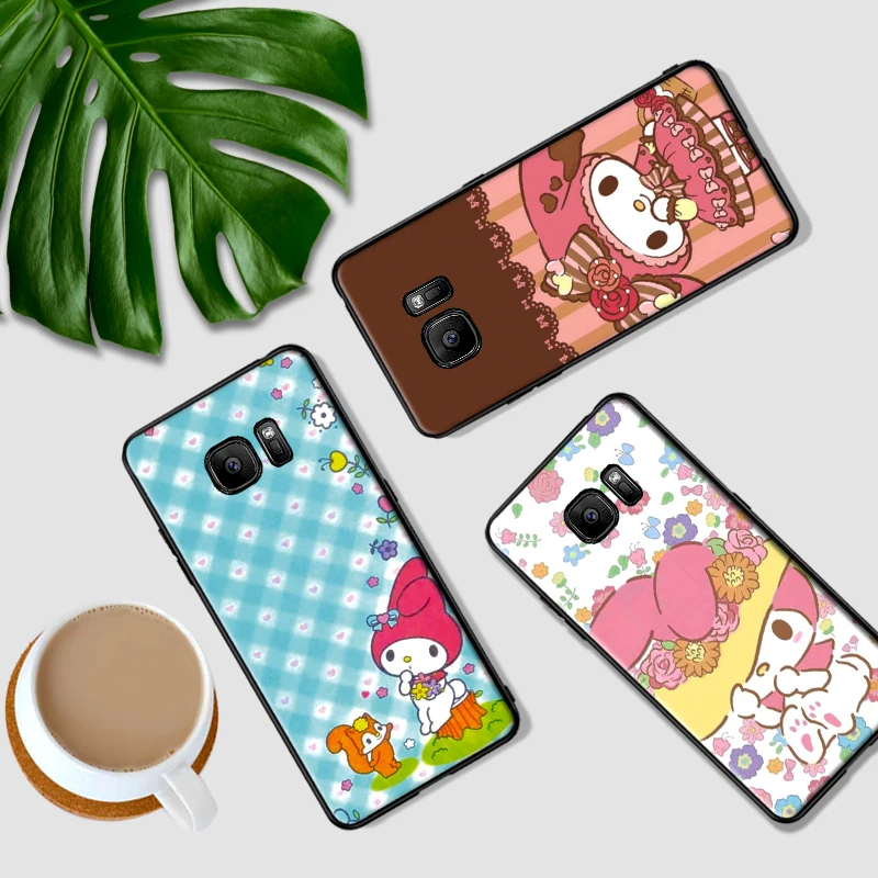 Для samsung S6 S7 Edge чехол для телефона My Melody S8 S9 S10 PLUS мягкий TPU NOTE M10 20 30 Чехол | Мобильные