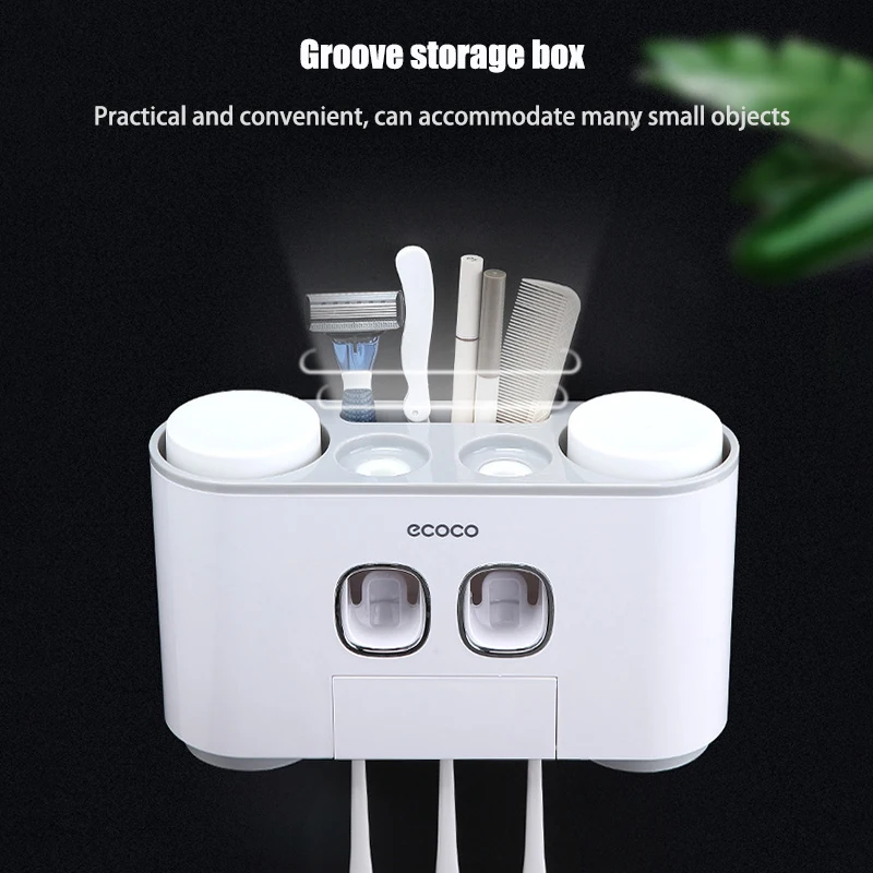 Автоматический диспенсер для зубной пасты пыленепроницаемый держатель щетки с