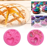 various love heart shape baking silicone mould silicone cake for soap tools fondant cake mold decorating cookies cake o7w0