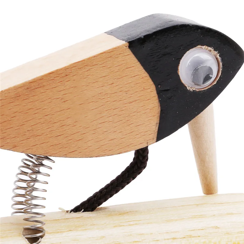 Натуральная деревянная игрушка традиционные погремушки в виде птиц кастрюли