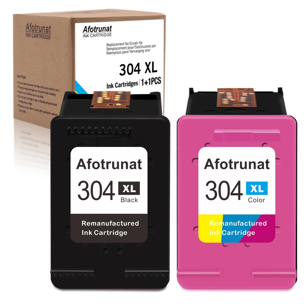 Afotrunat совместимый для HP 304 сменный картридж принтера XL с чернилами Deskjet 3720 3730 3732 3733