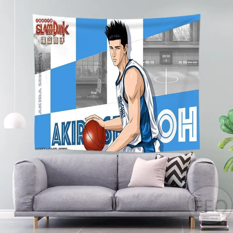 Японский гобелен аниме Slam Dunk настенный для баскетбола мальчиков манга декор