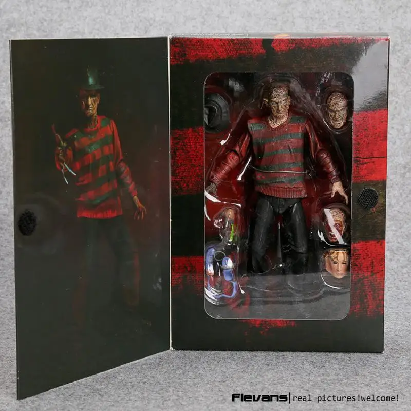 Neca &quotКошмар на улице Вязов&quot Фреда dy Крюгер 30th ПВХ экшн статуэтки коллекционные