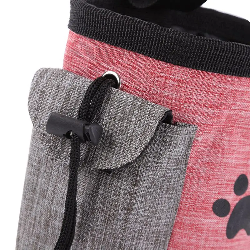 

NEW Dogs Patterns Dog Treat Training Pouch Bag With Drawstring Hands Free Training Waist Bag Pet Bag Dog Supplies