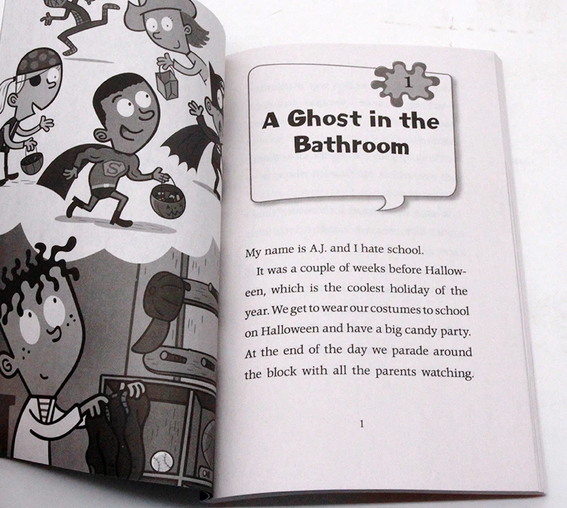 Детская необычная школьная книга набор из 12 элементов английские книги для детей