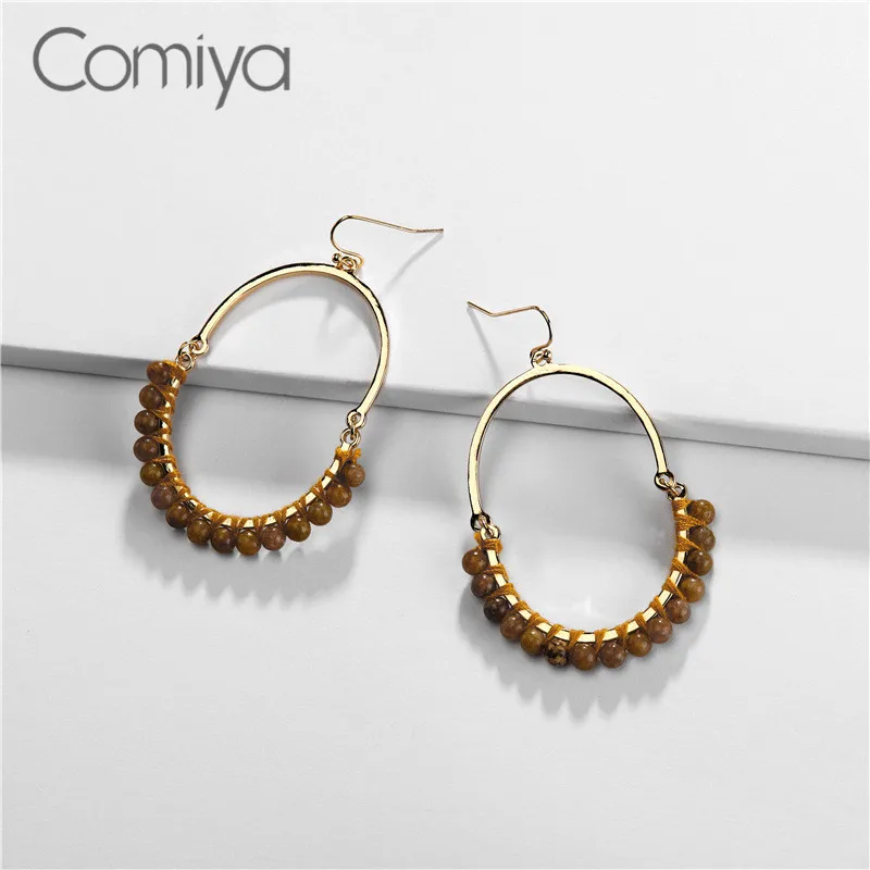 Женские винтажные серьги-подвески Comiya серьги в индийском стиле золотого цвета из