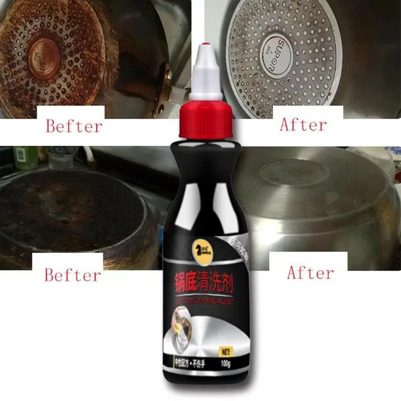 100 г моющее средство для удаления ржавчины сожженных Красители черный весы