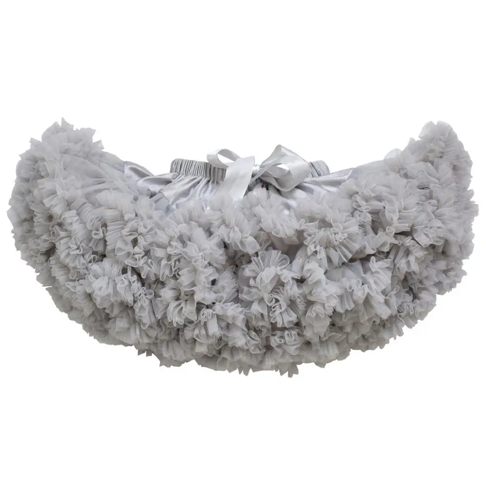 Детская Радужная танцевальвечерние балетная юбка пачка для девочек фатиновая