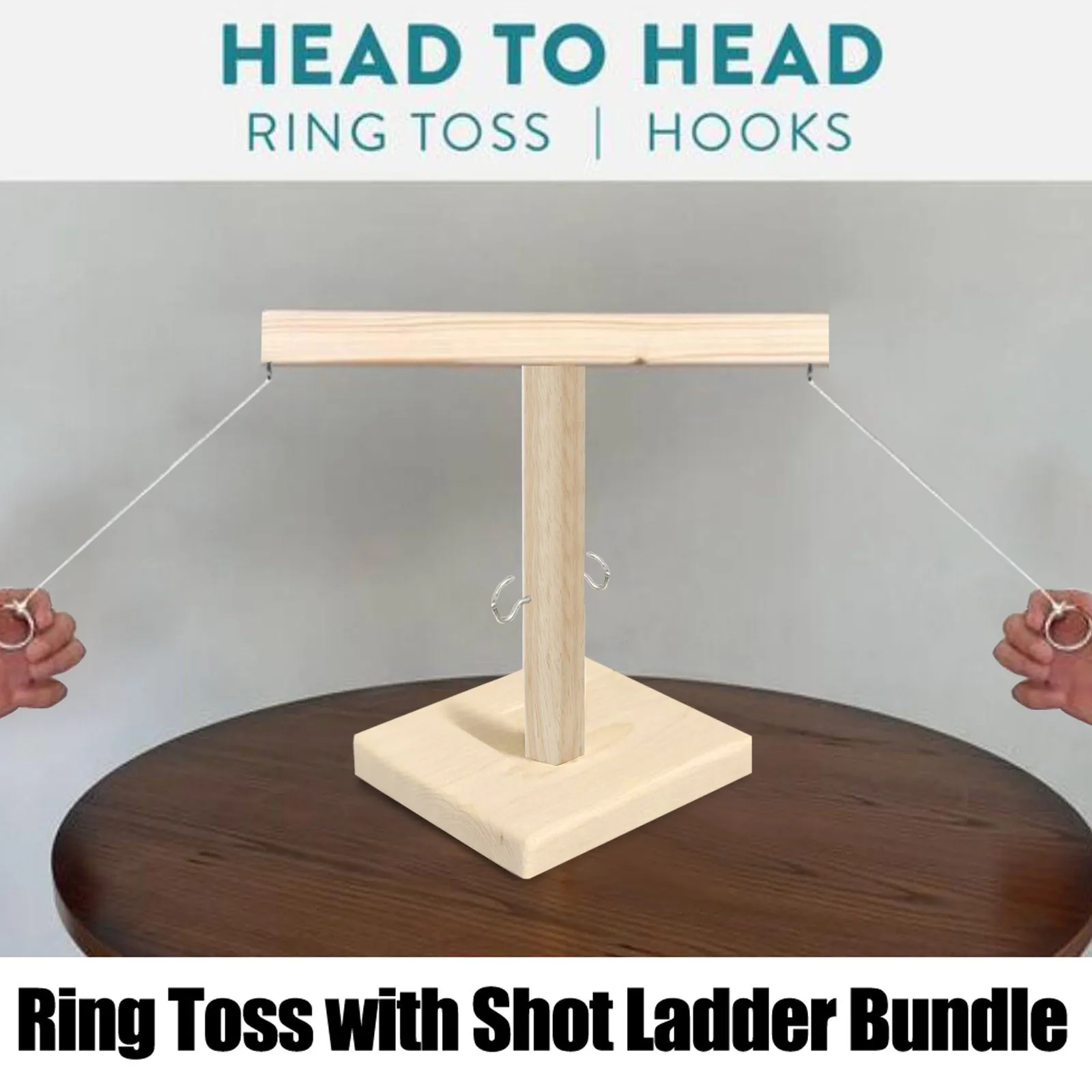 

2021top Handmade Wooden Ring Toss Hooks Fast-paced Interactive Game For Bars Home