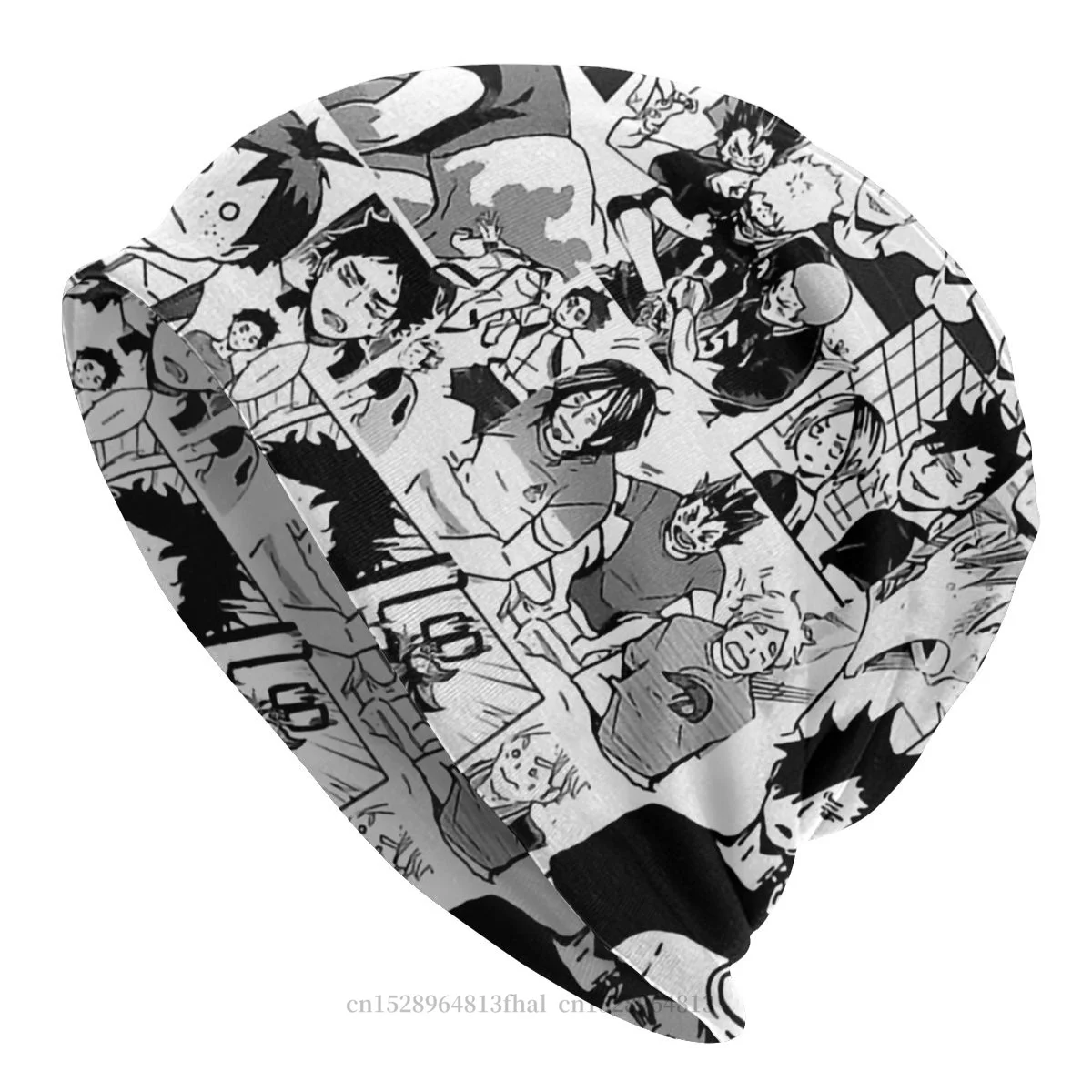 

Haikyu Shoyo Tobio Kei Toru Anime Skullies Beanies Caps Manga Collage Hat Winter Warm Bonnet Hats Men Women's Hip Hop Ski Cap
