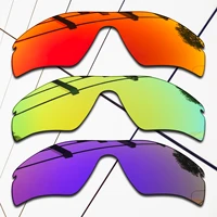 e o s 3 pieces fire red purple 24k gold polarized replacement%c2%a0lenses%c2%a0for%c2%a0oakley%c2%a0radarlock path oo9181 sunglasses