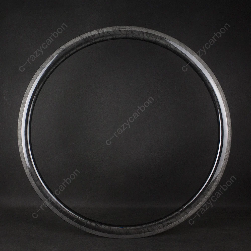 Острые карбоновые дорожные диски мраморная Глянцевая Глубина 30 мм 700C углеродное