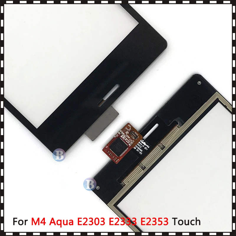 High Quality 5.0&quot For Sony Xperia M4 Aqua E2303 E2333 E2353 Touch Screen Digitizer Front Glass Lens Sensor Panel | Мобильные