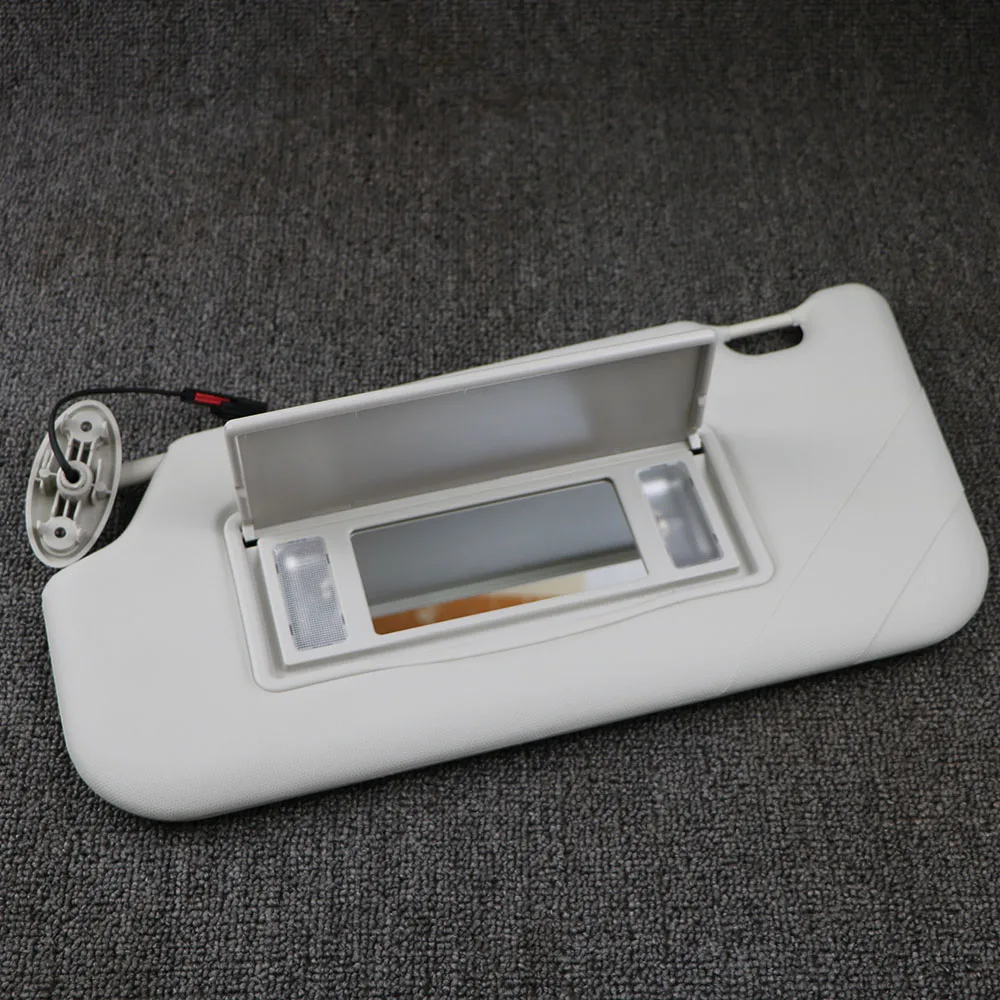 

Left Gray Front Sun Visor Panel With Makeup Mirror With Light For Ford Focus 2012 2013 2014 2015 2016 2017 2018