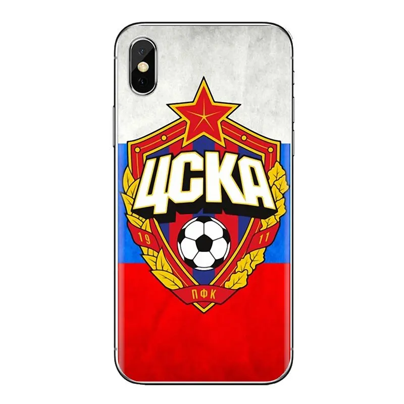 Прозрачные мягкие чехлы для samsung Galaxy S3 S4 S5 Mini S6 S7 Edge S8 S9 S10 Plus Note 3 4 5 8 9 ЦСКА |
