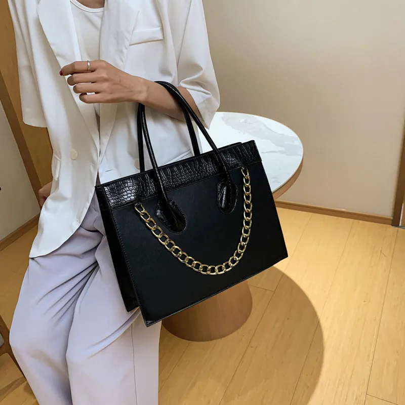 

Women Handbag Large Capacity Totes For Women High Quality PU Leather Shoulder Bags Ladies