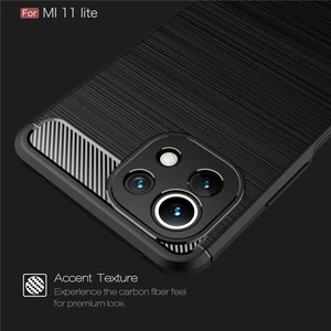 For Xiaomi Mi 11 Lite 5G Case Mi 11 Lite Cover Shockproof Bumper Soft
Silicone Brushed Armor Phone Case For Xiaomi Mi 11 Lite 5G