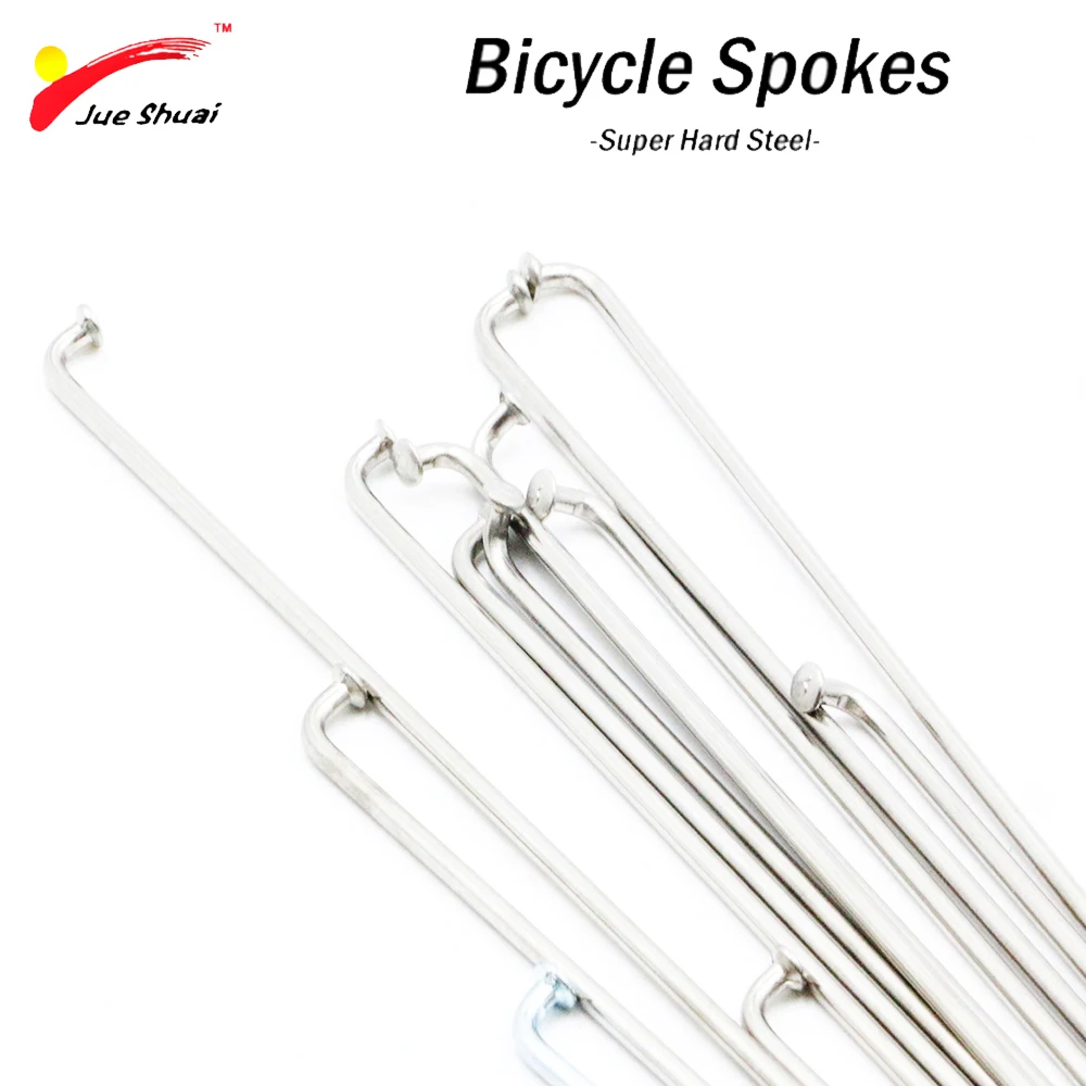 

12G/12K Bicycle Spokes Radios Bicicleta 113-280mm Road Bike MTB Bicycle Spokes Suit for 20" 26" 700C Bike Wheel With Sliver Cop