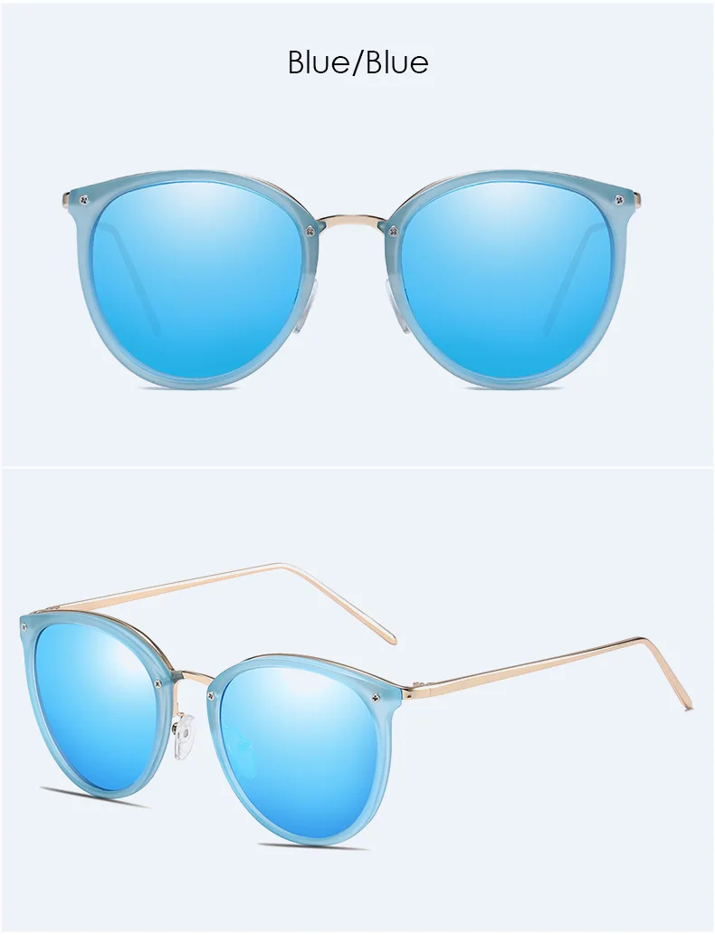 Classic italy design womens sunglasses plastic frame metal temples fashion polarised sun glasses for woman oculos feminino