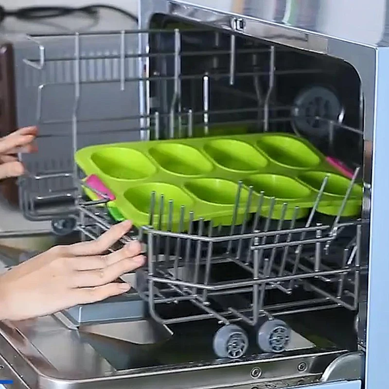 8 ячеек пищевые силиконовые формы для булочек хлеба антипригарные листы выпечки