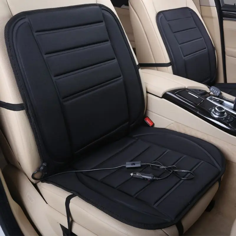 

Heated Car Seat Cover Universal 12V Cigarette Lighter Padded Electric Warming Hot Cushion Warm Winter Pad