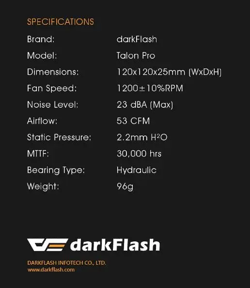 Чехол для компьютера darkflash Aigo вентилятор RGB настраиваемый светодиодный скорость