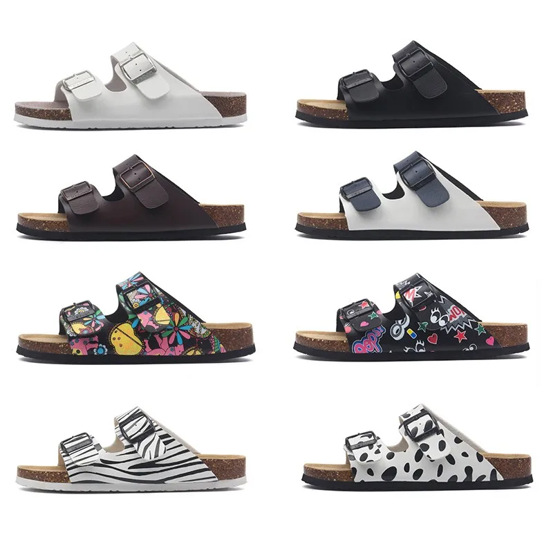 Пляжные шлепанцы для мужчин и женщин мягкие повседневные сандалии с пробковой